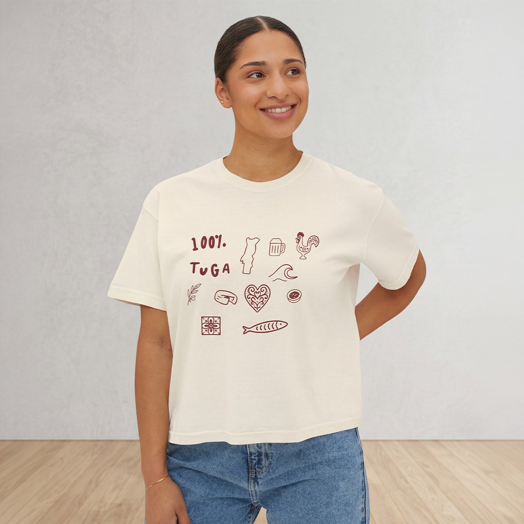 100% TUGA — T-shirt Boxy Unisex