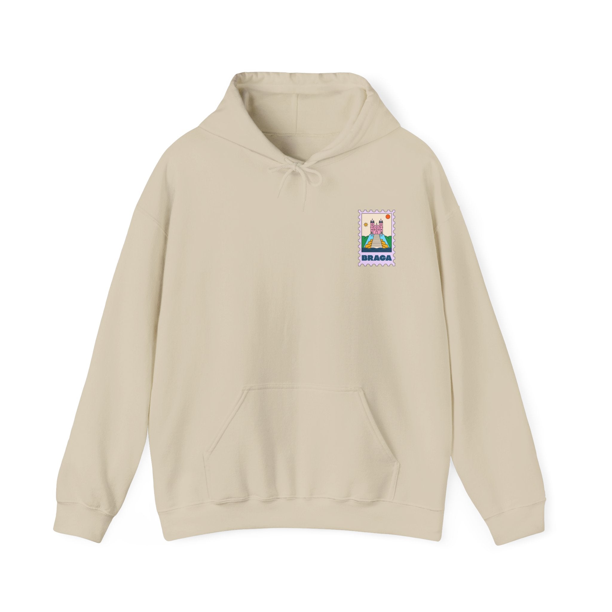 Braga Travel Stamp Hoodie, Unisex