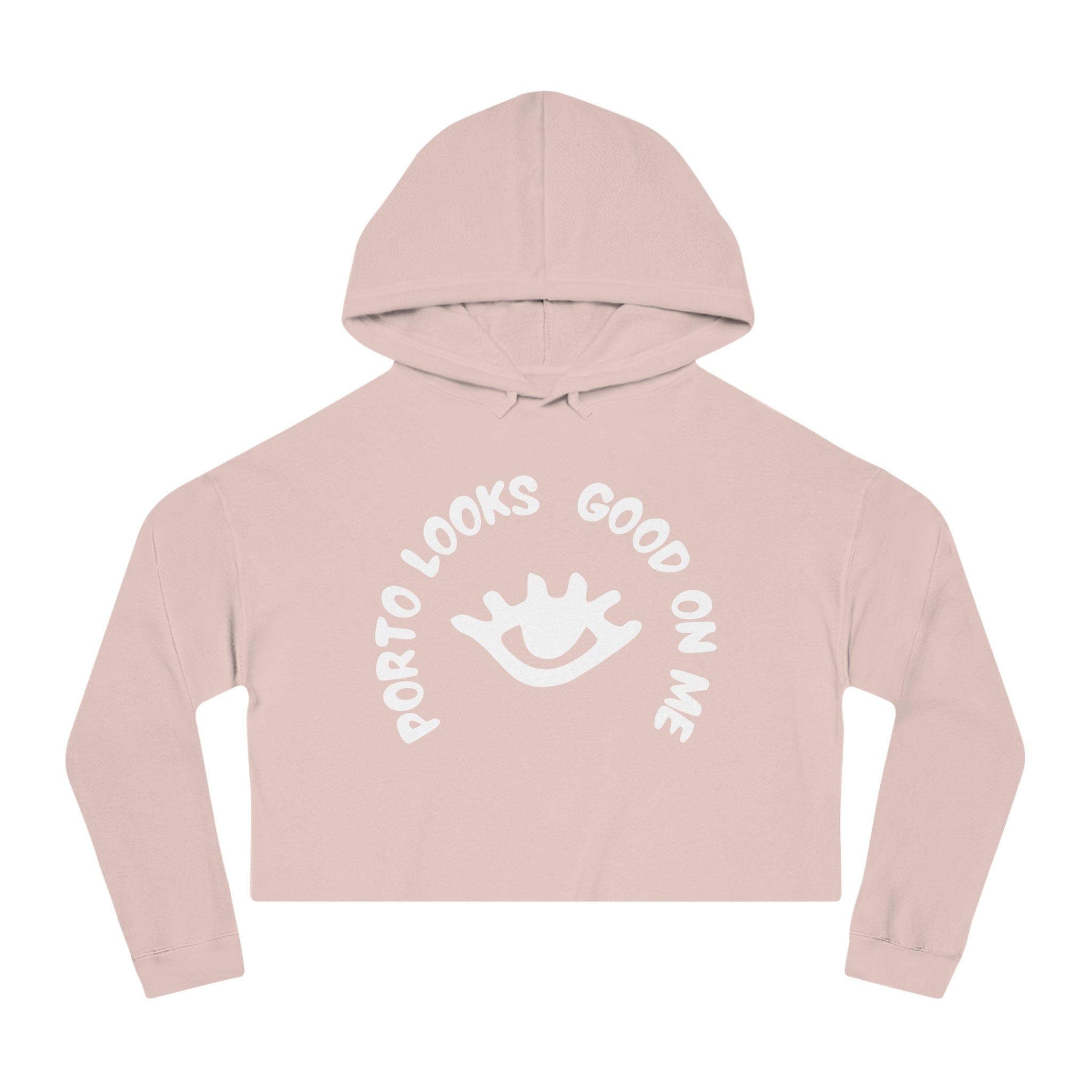 Porto Looks good on me - Women’s Cropped Hooded Sweatshirt