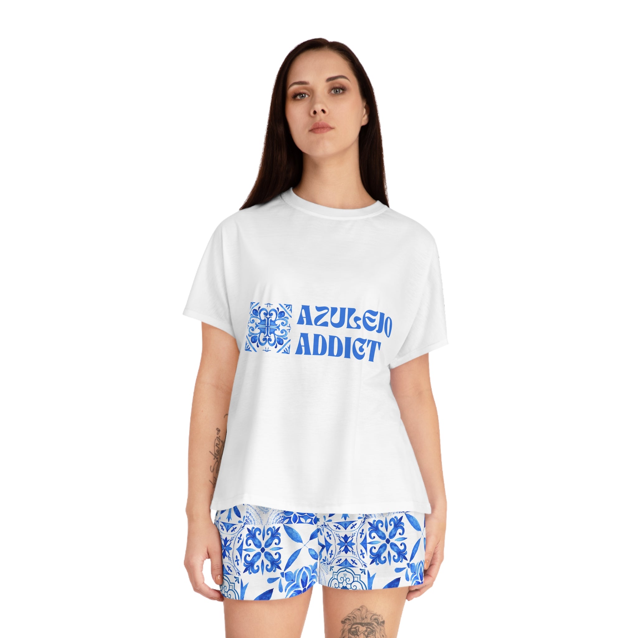 Azulejo Addict — Women's Short Pajama Set
