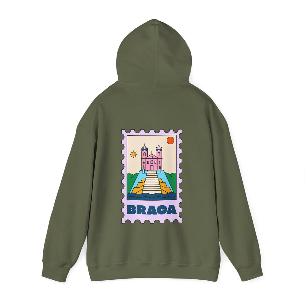 Braga Travel Stamp Hoodie, Unisex