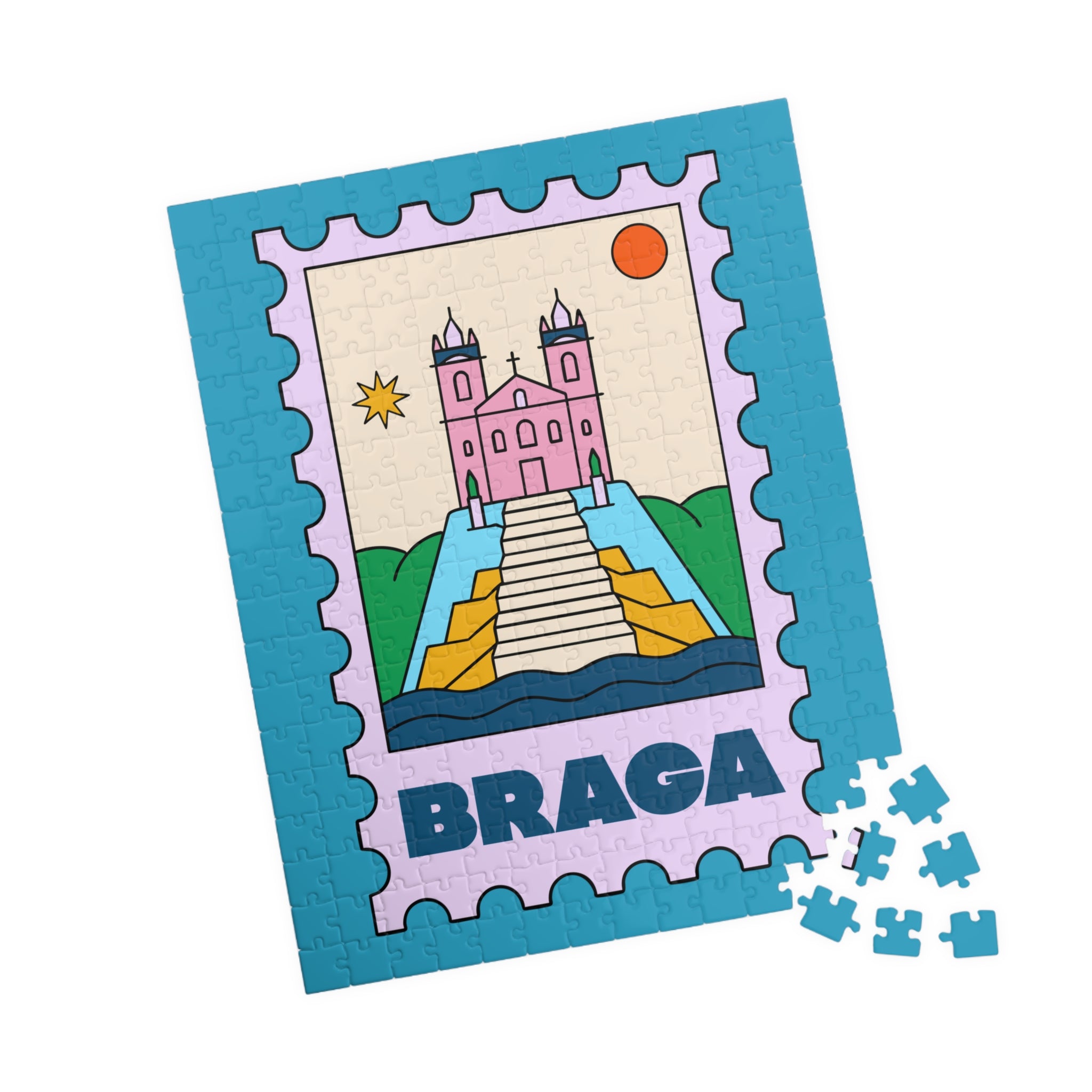 Braga Puzzle - Colorful 110/252/520/1014-pieces