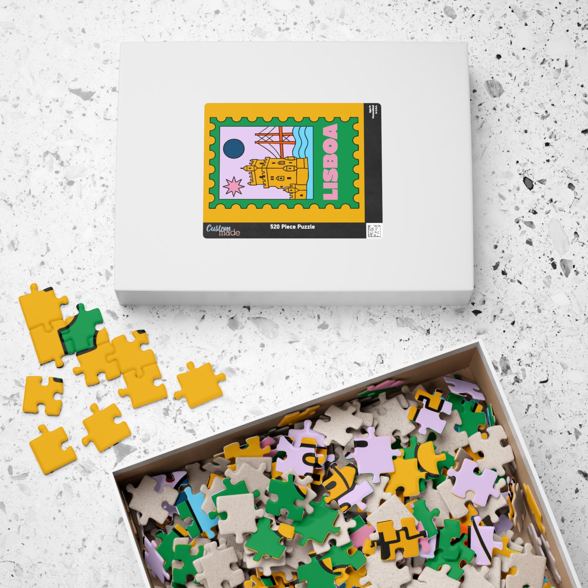 Lisboa Puzzle - Colorful 110/252/520/1014-pieces