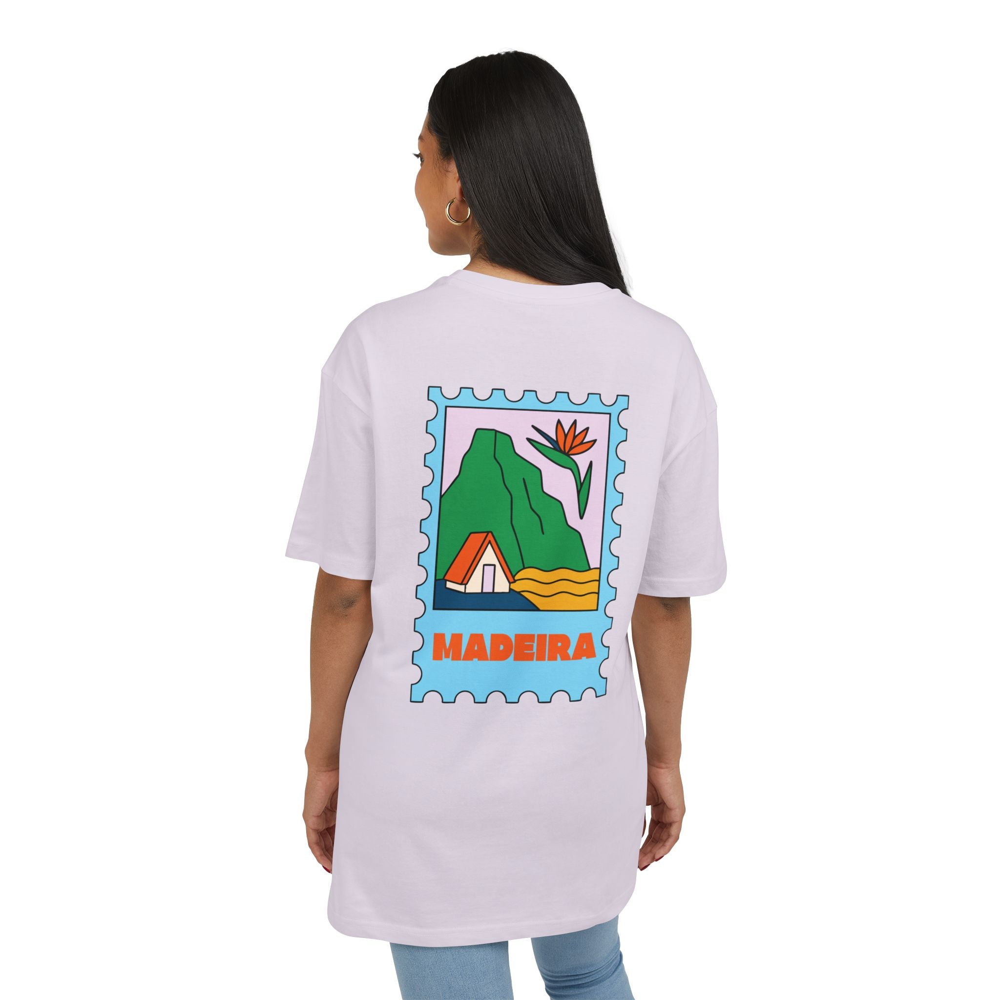 MADEIRA STAMP— Unisex Heavy Oversize Tee