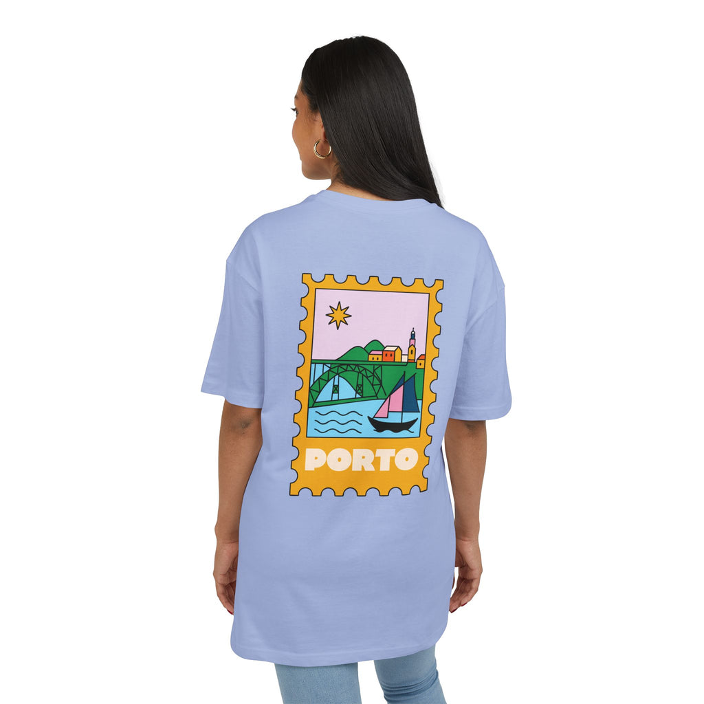 Porto Stamp— Unisex Heavy Oversize Tee