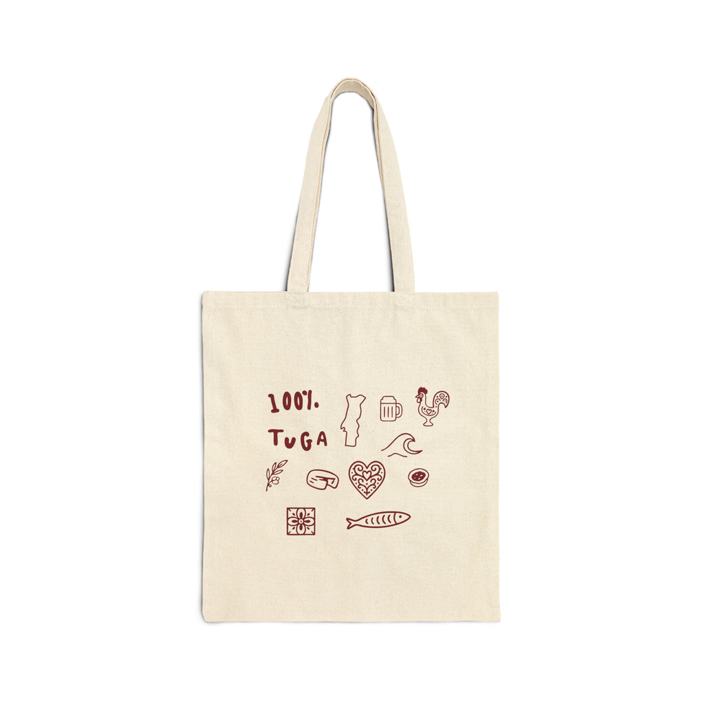 100% Tuga Tote Bag - Eco-Friendly Shopping & Beach Carrier