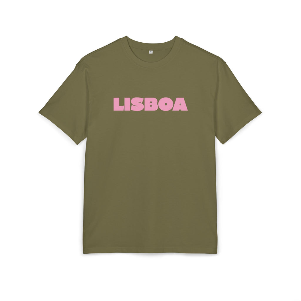Lisboa Stamp— Unisex Heavy Oversize Tee