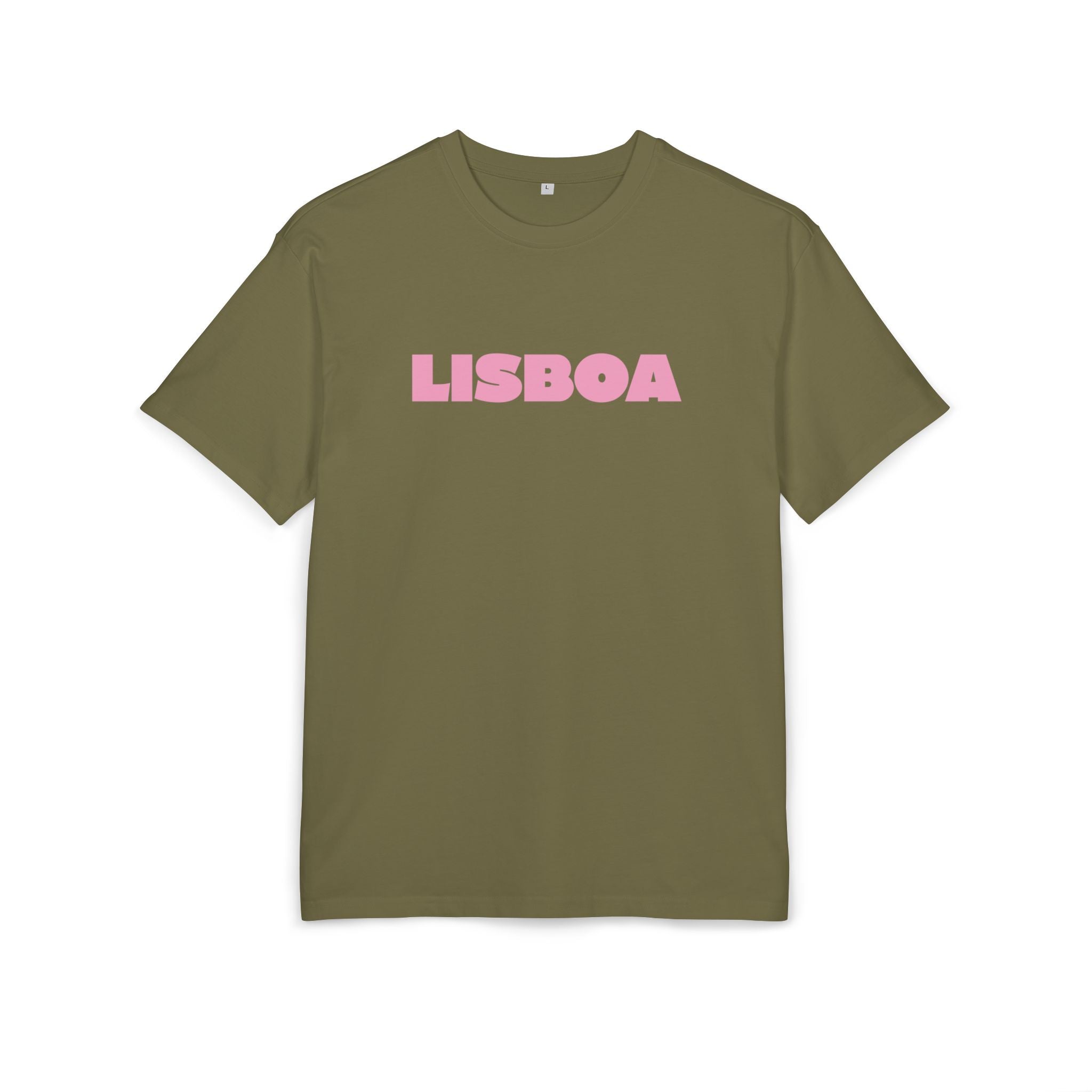 Lisboa Stamp— Unisex Heavy Oversize Tee