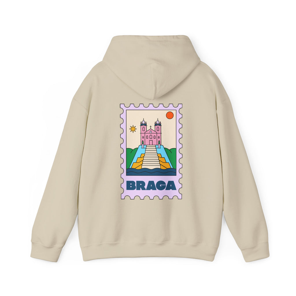 Braga Travel Stamp Hoodie, Unisex