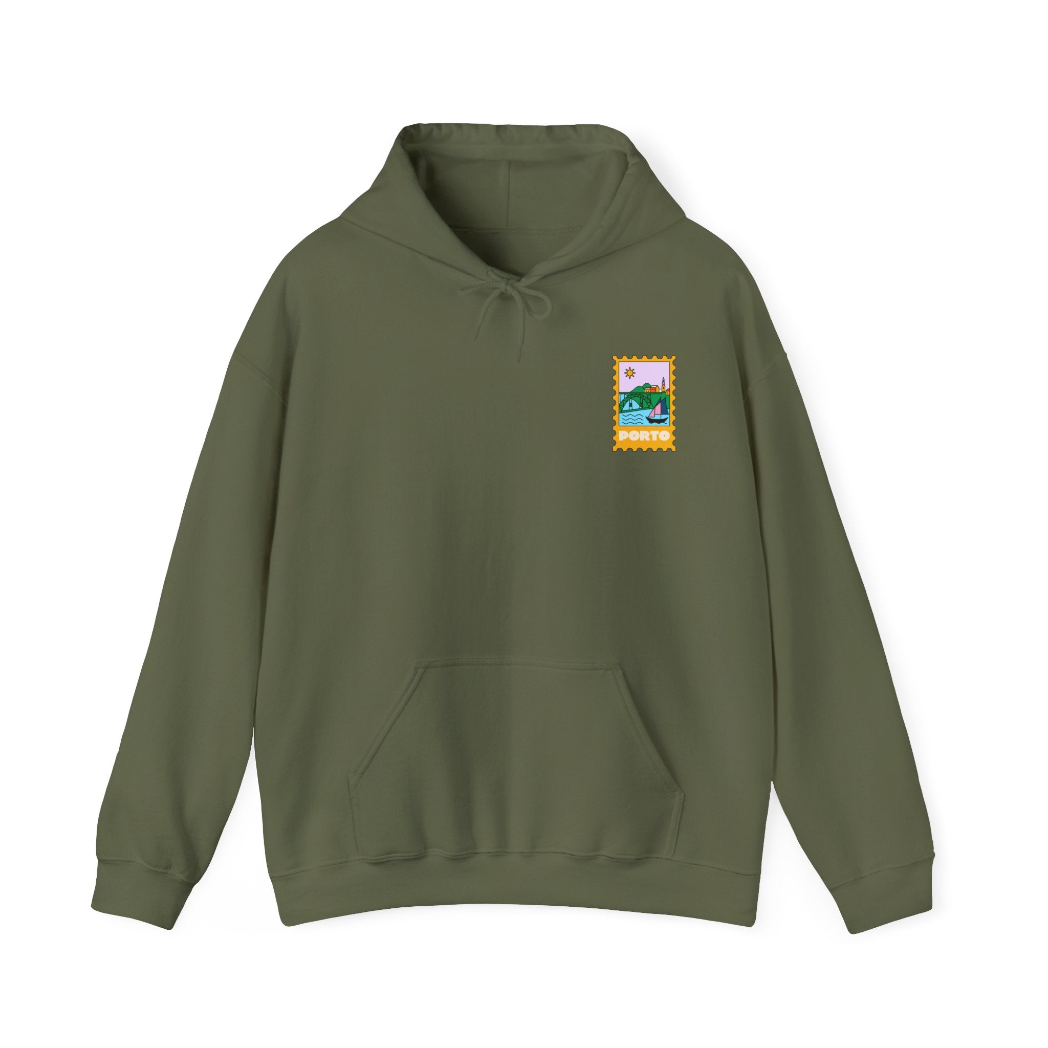 Porto Travel Stamp Hoodie, Unisex