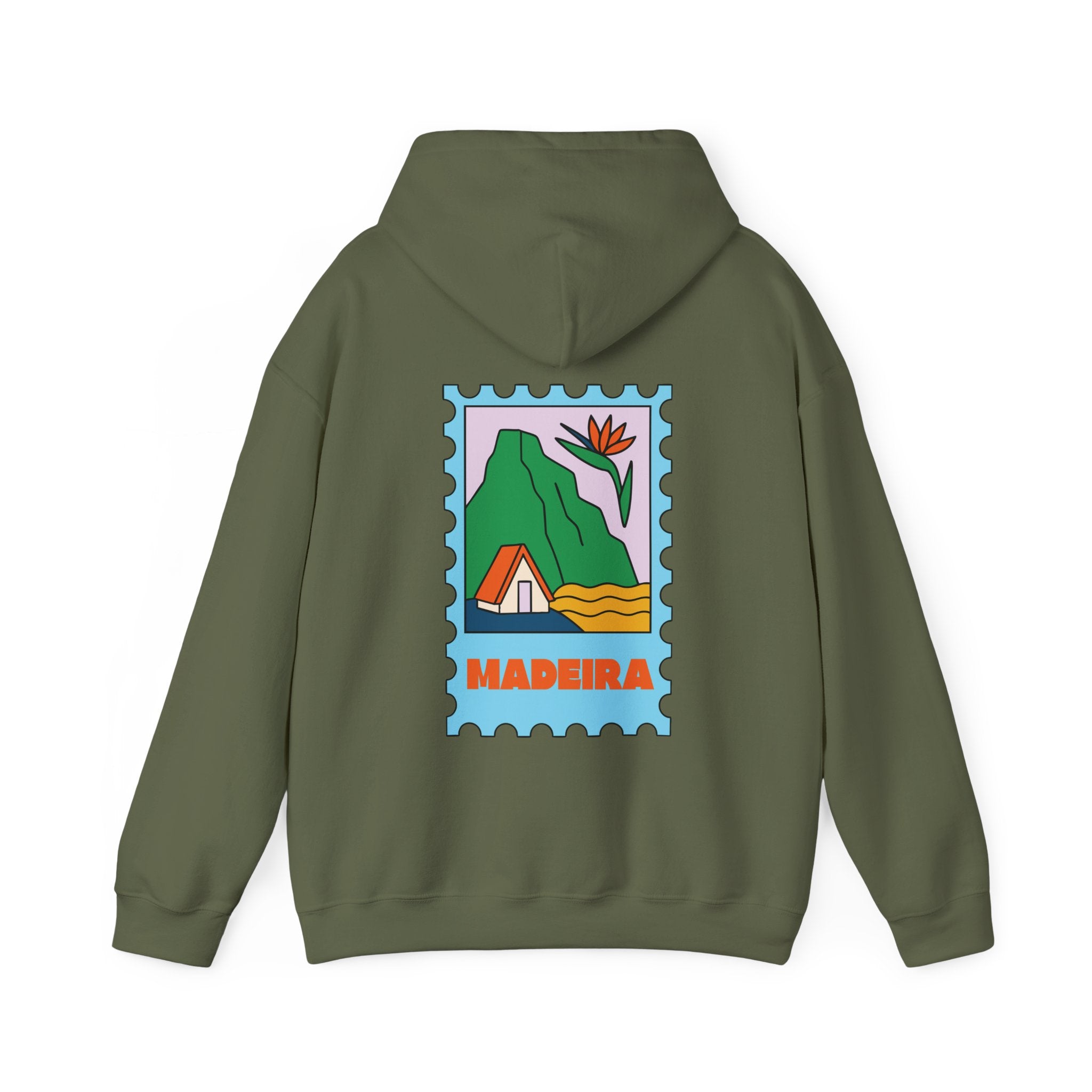 Madeira Travel Stamp Hoodie, Unisex