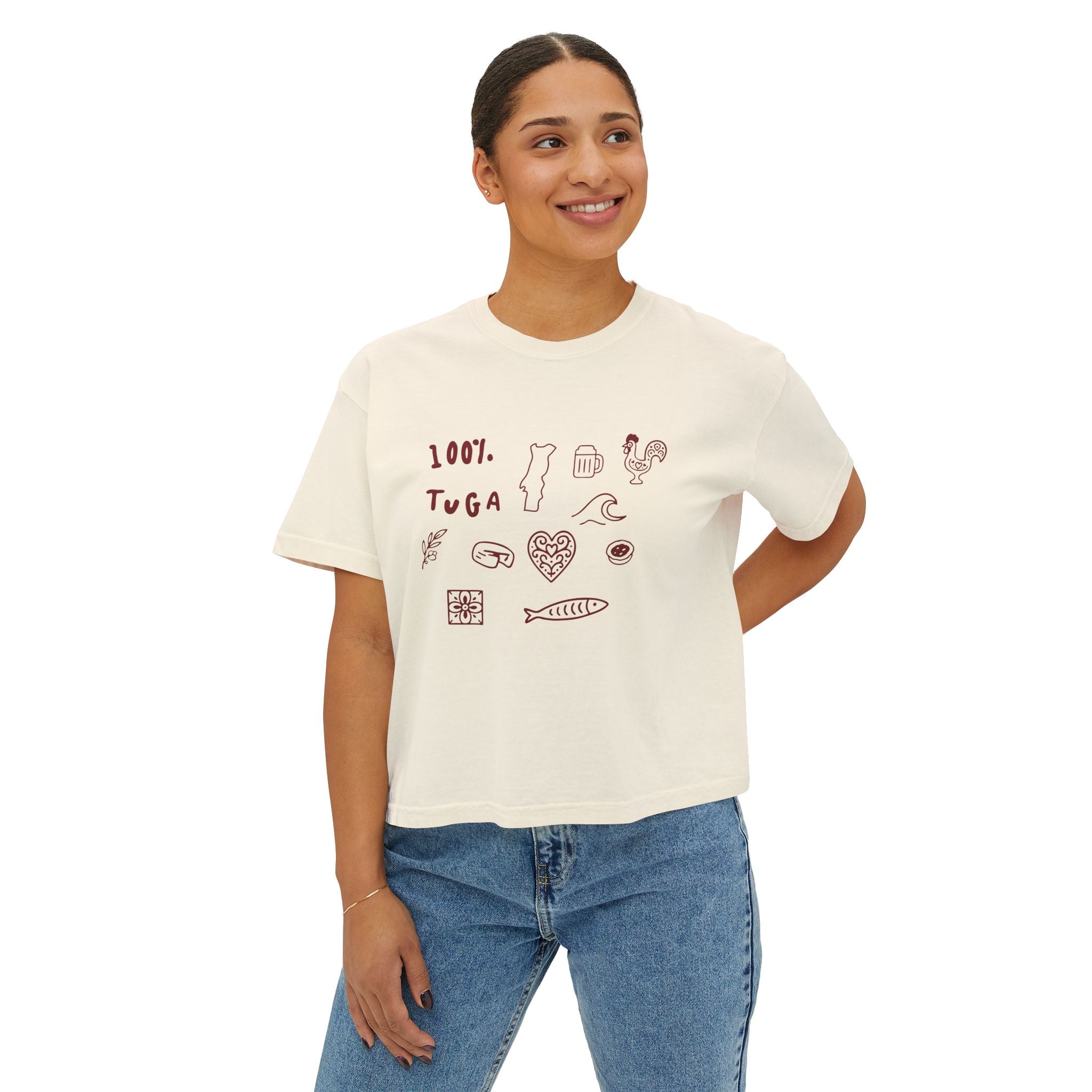 100% TUGA — T-shirt Boxy Unisex