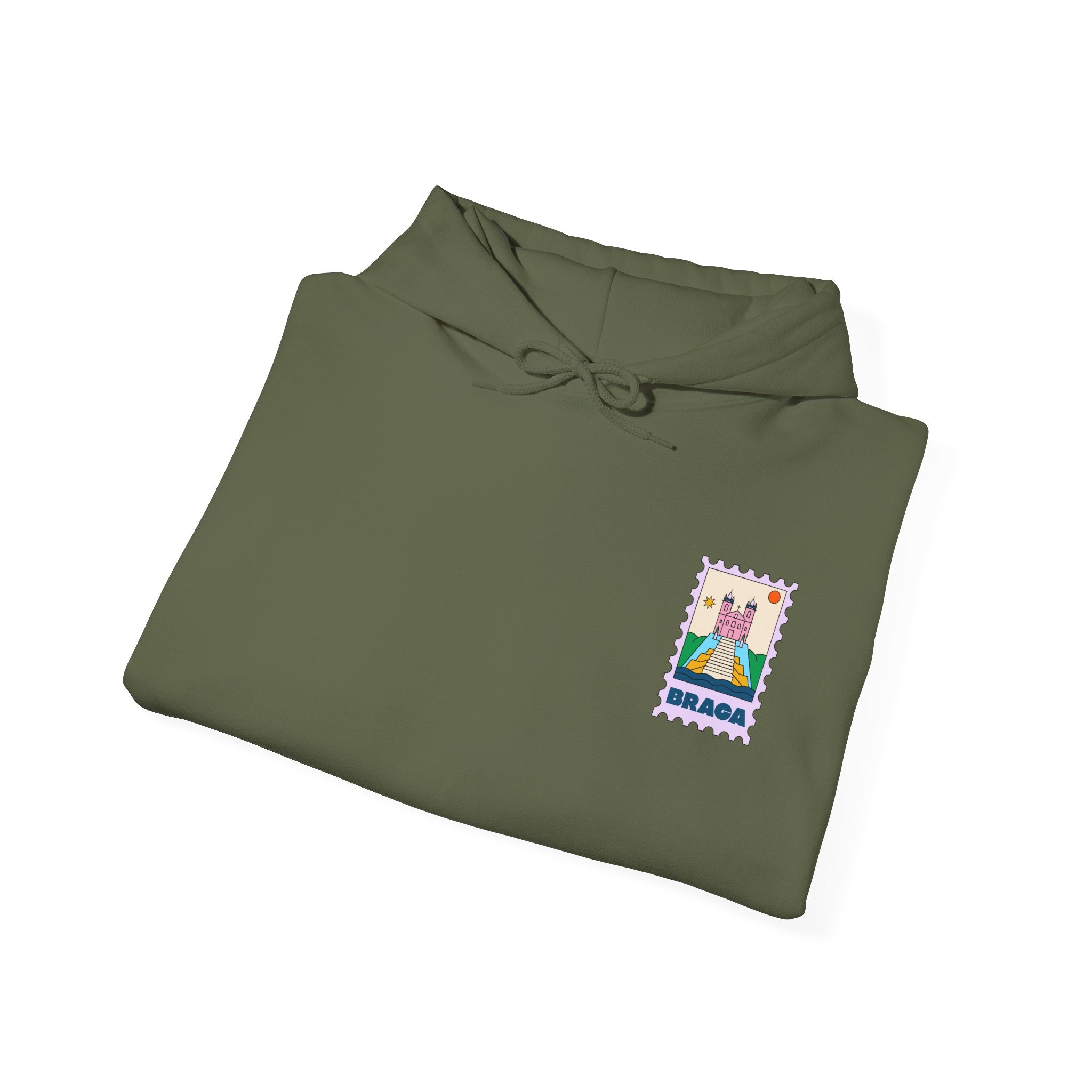 Braga Travel Stamp Hoodie, Unisex