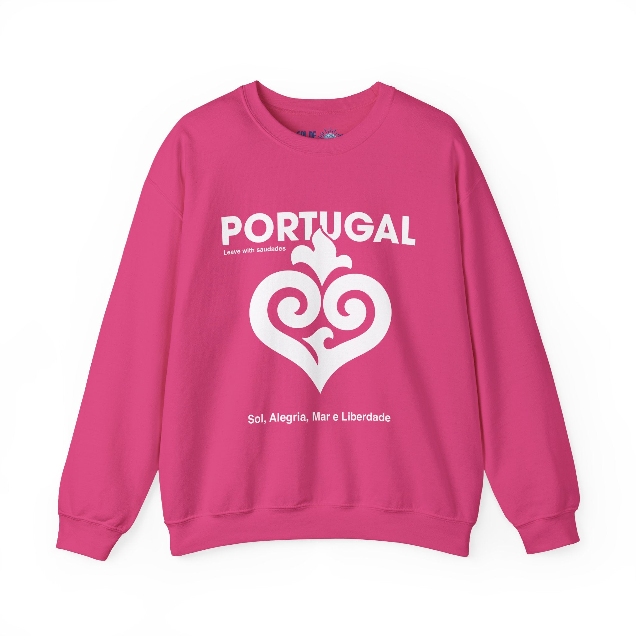 Portugal Coração Unisex Crewneck Sweatshirt.