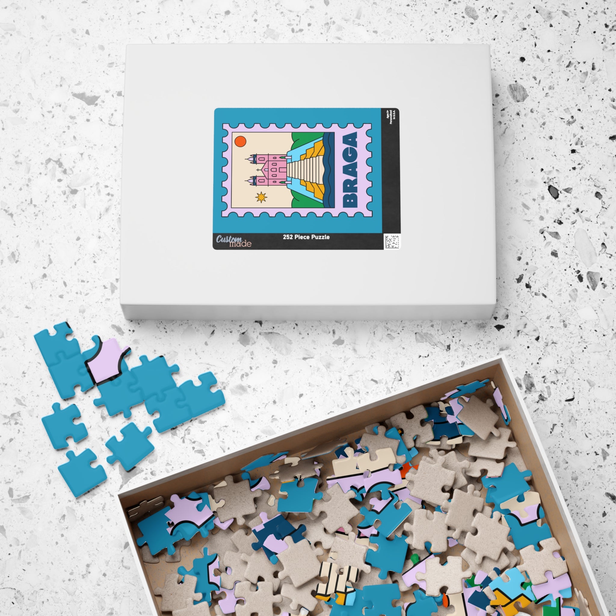 Braga Puzzle - Colorful 110/252/520/1014-pieces