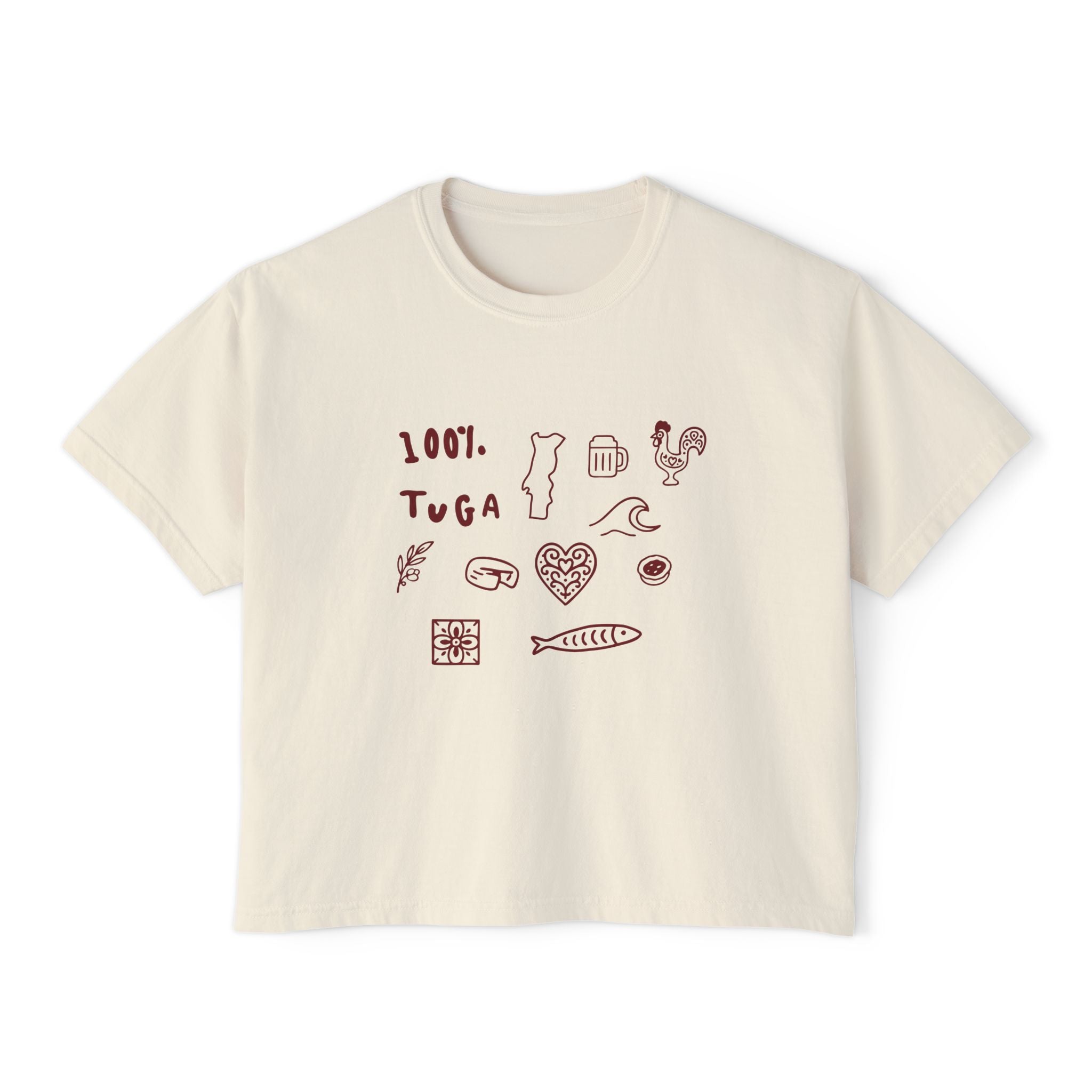 100% TUGA — T-shirt Boxy Unisex