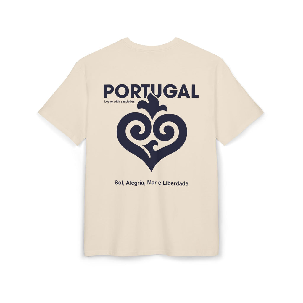 PORTUGAL Heart — Unisex Heavy Oversize Tee