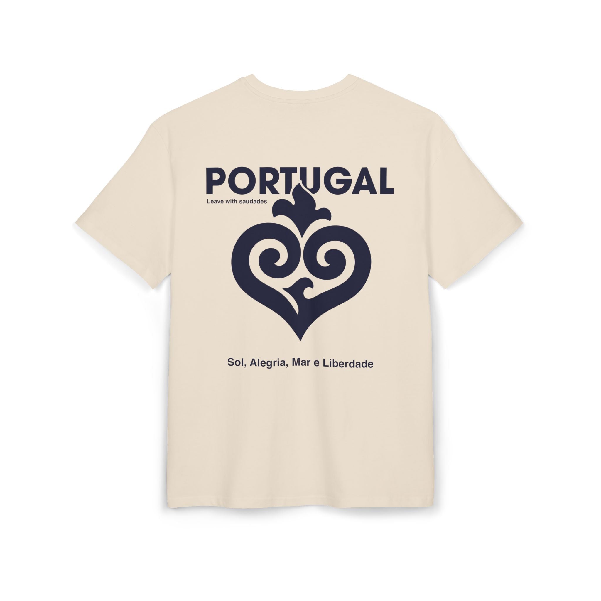 PORTUGAL  Coração — Unisex Heavy Oversize Tee