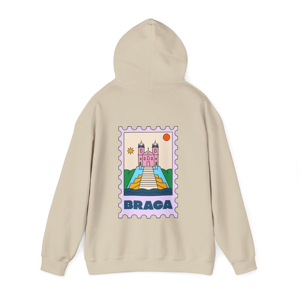 Braga Travel Stamp Hoodie, Unisex