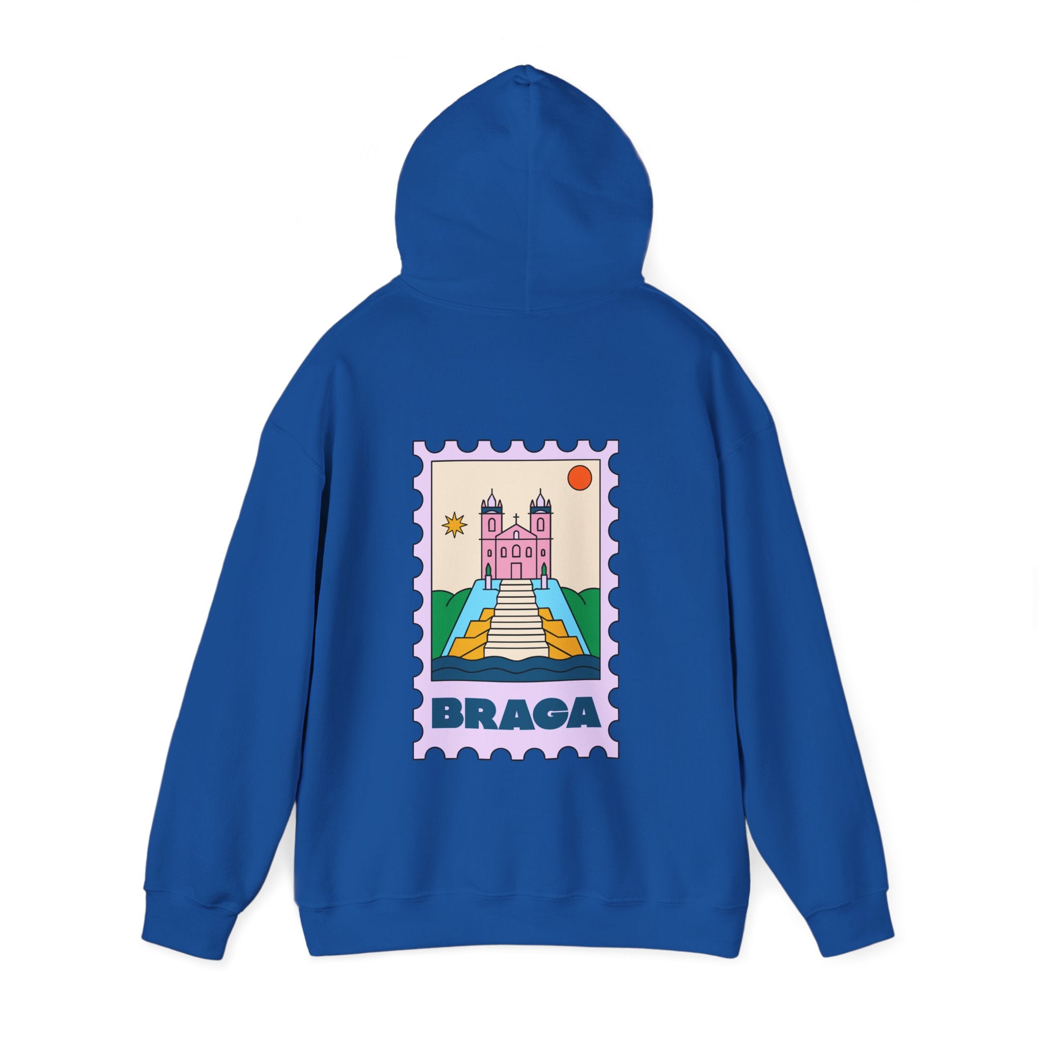 Braga Travel Stamp Hoodie, Unisex