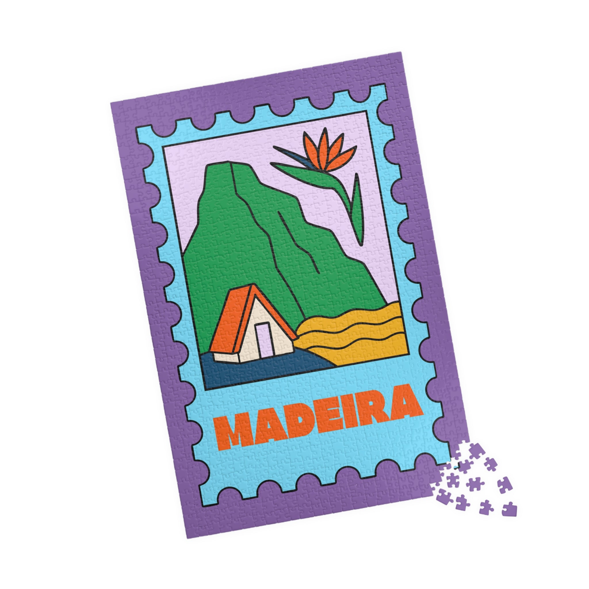 Madeira Puzzle - Colorful 110/252/520/1014-pieces