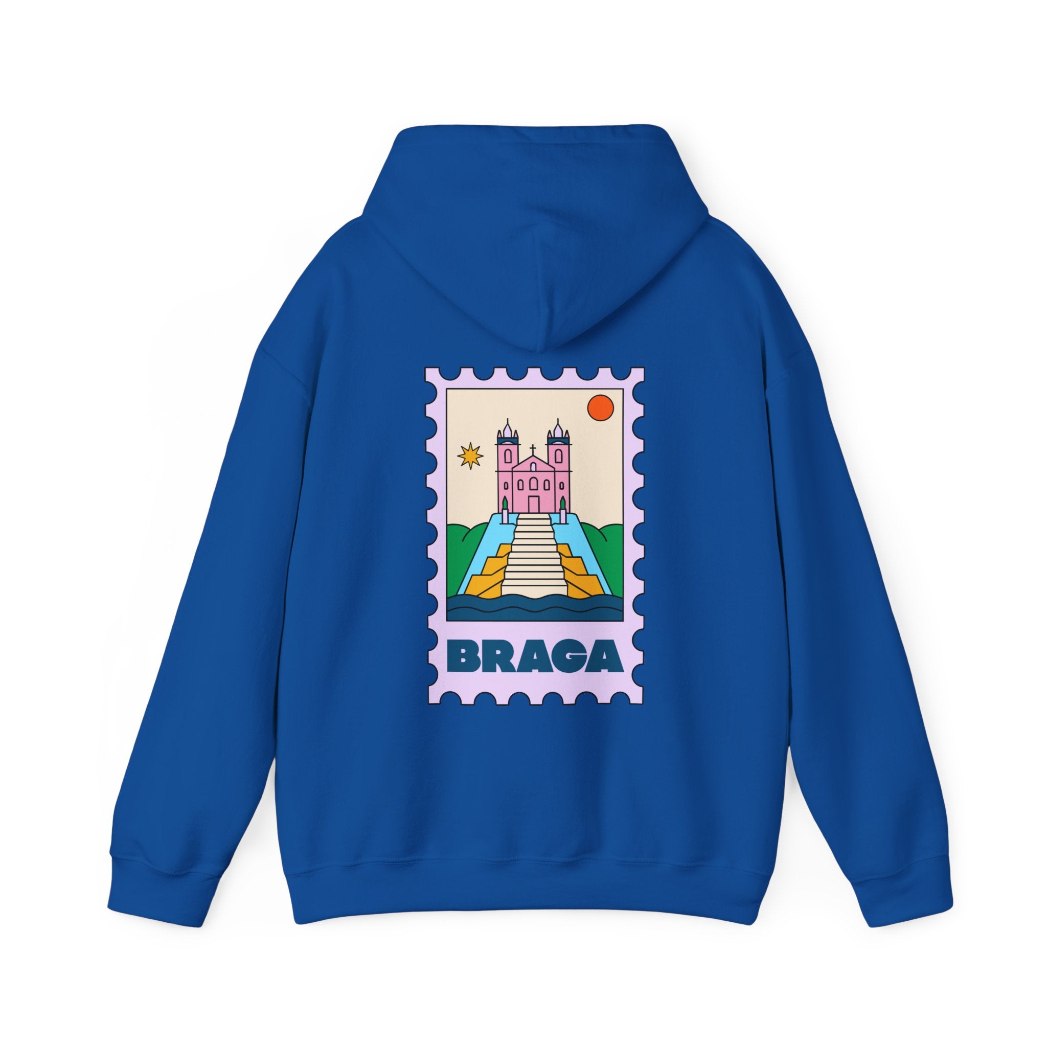 Braga Travel Stamp Hoodie, Unisex