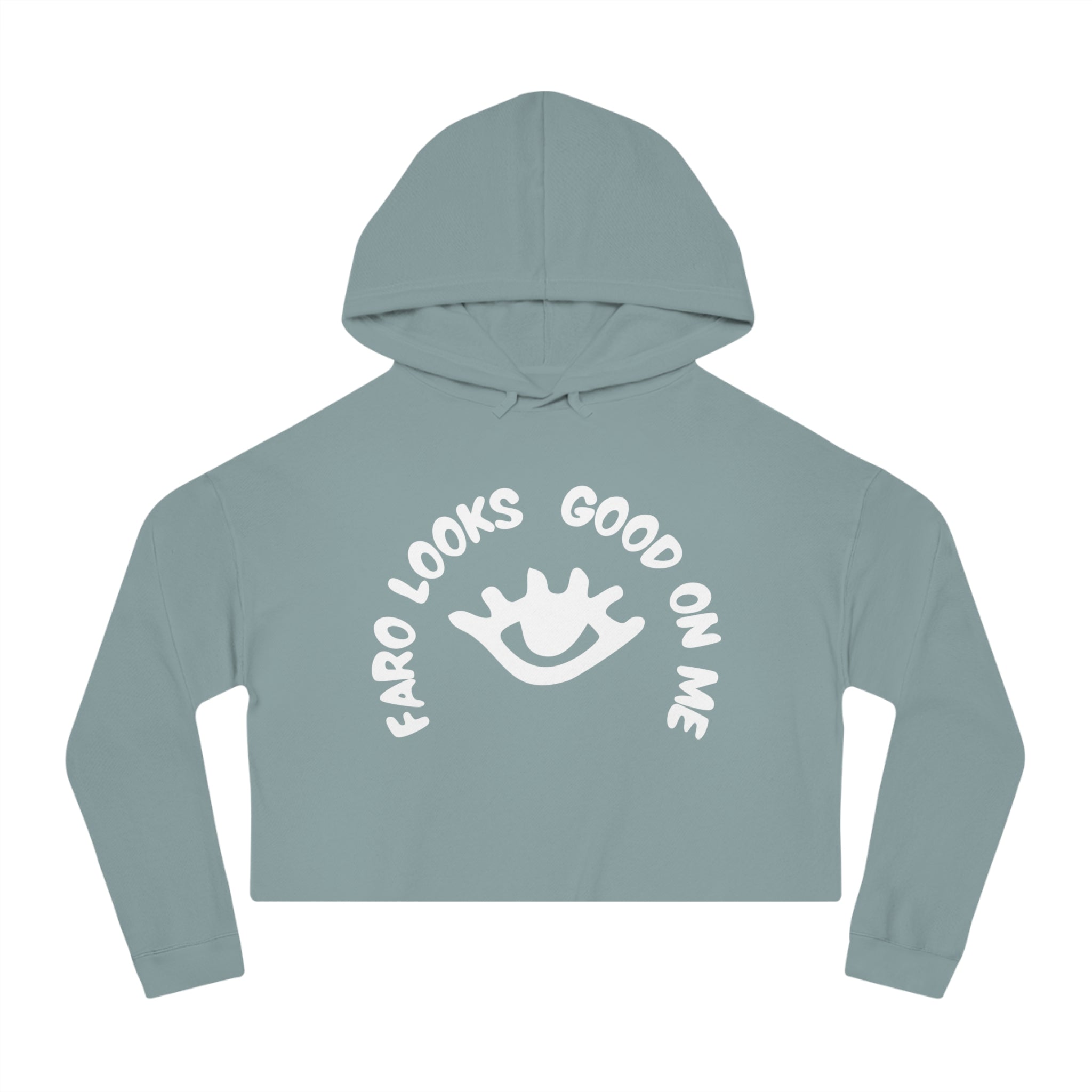 Faro Looks good on me - Women’s Cropped Hooded Sweatshirt