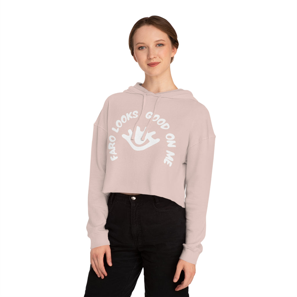 Faro Looks good on me - Women’s Cropped Hooded Sweatshirt