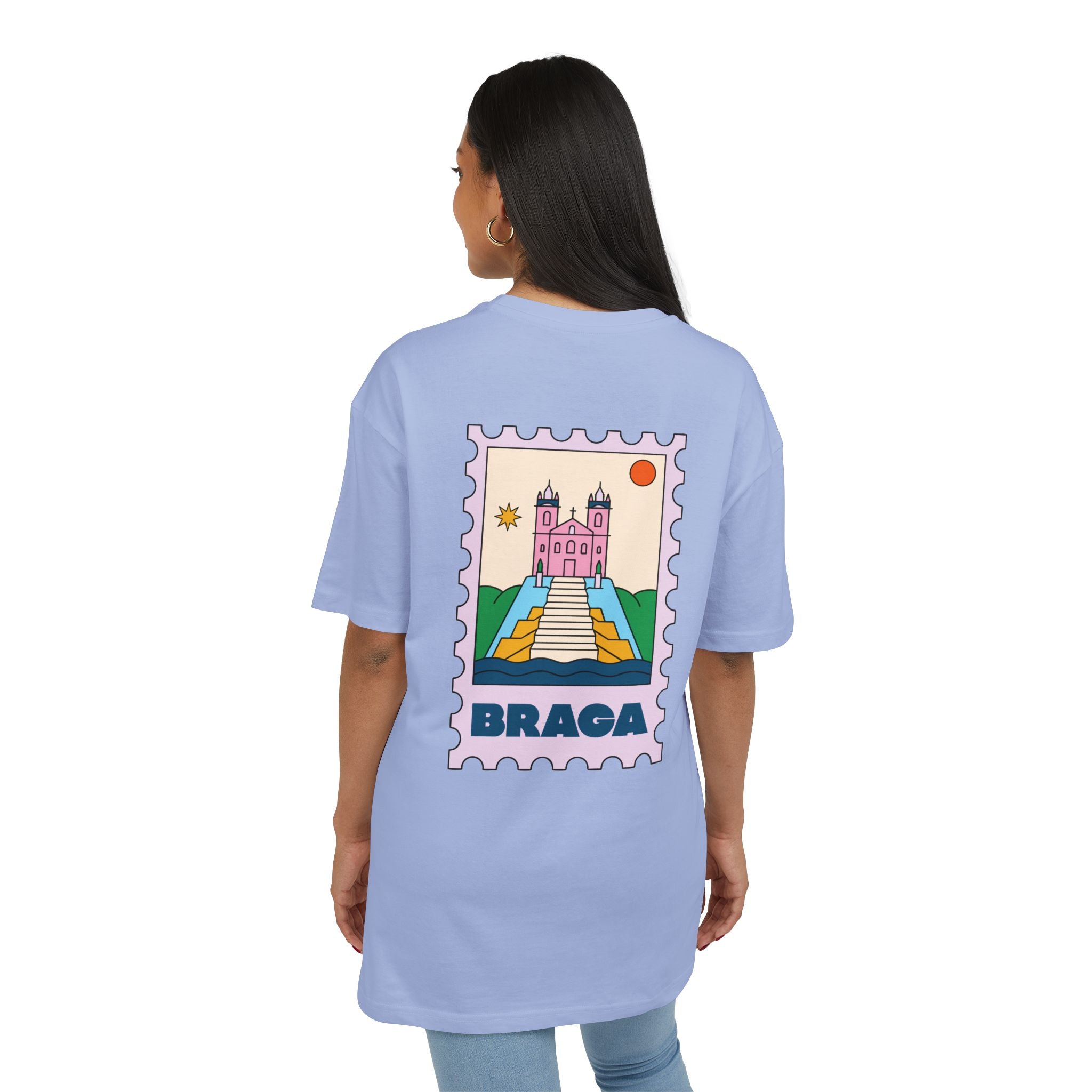 Braga Stamp— Unisex Heavy Oversize Tee
