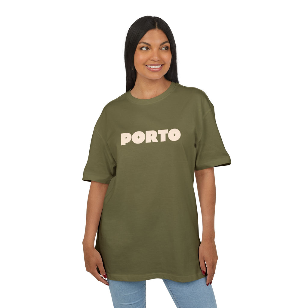 Porto Stamp— Unisex Heavy Oversize Tee