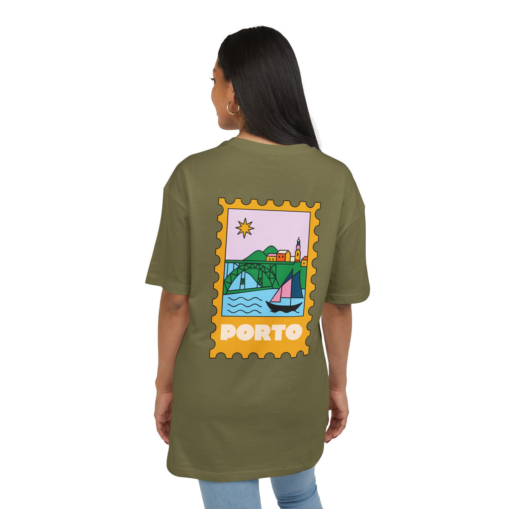 Porto Stamp— Unisex Heavy Oversize Tee