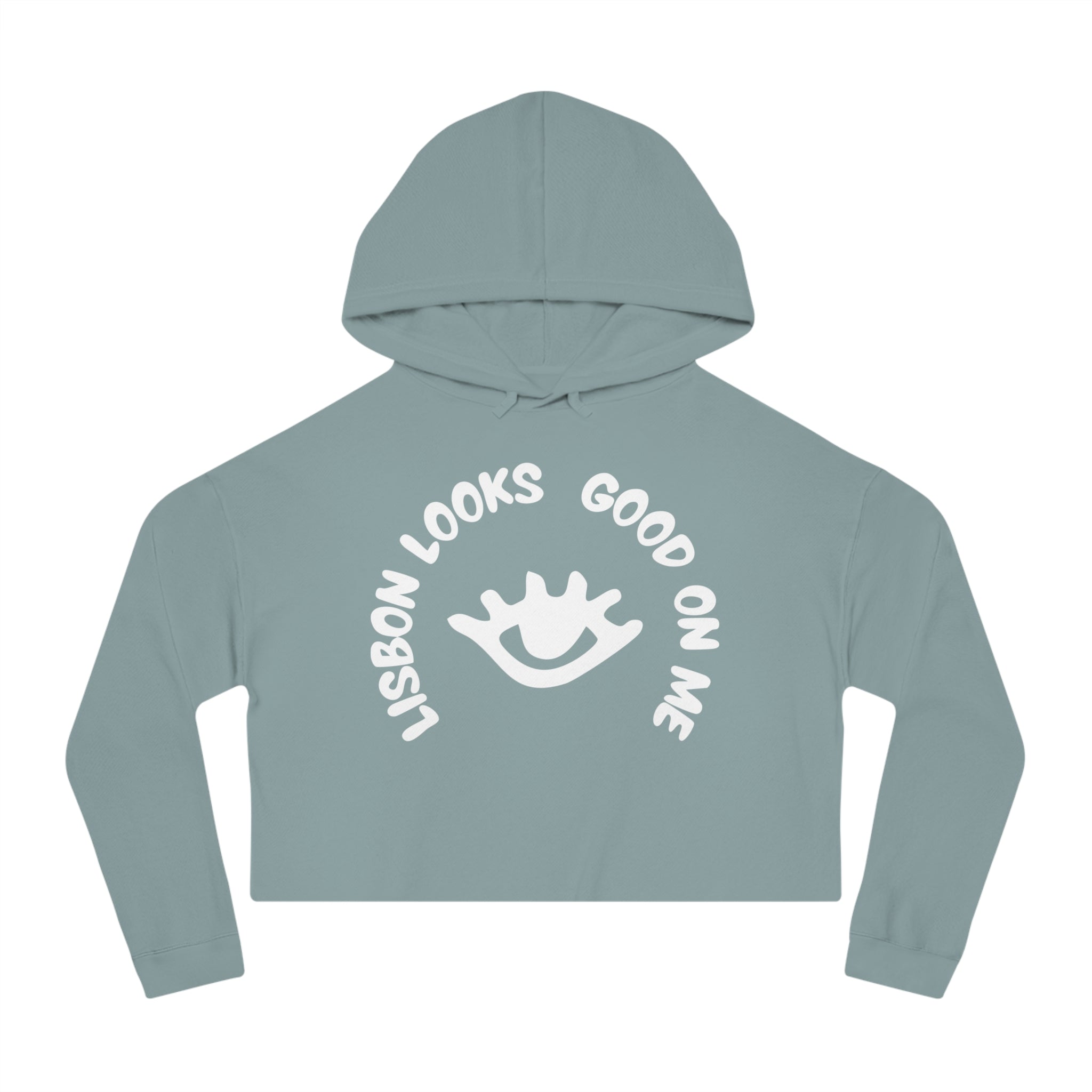 Lisbon Looks good on me - Women’s Cropped Hooded Sweatshirt