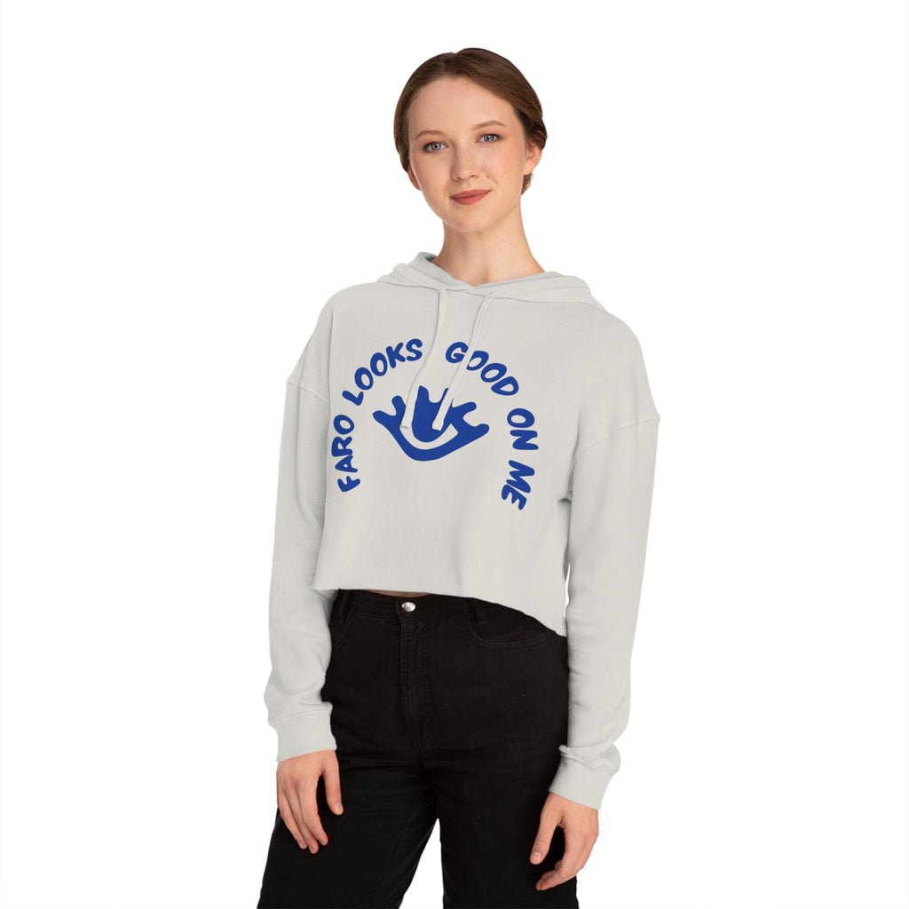 Faro Looks good on me - Women’s Cropped Hooded Sweatshirt