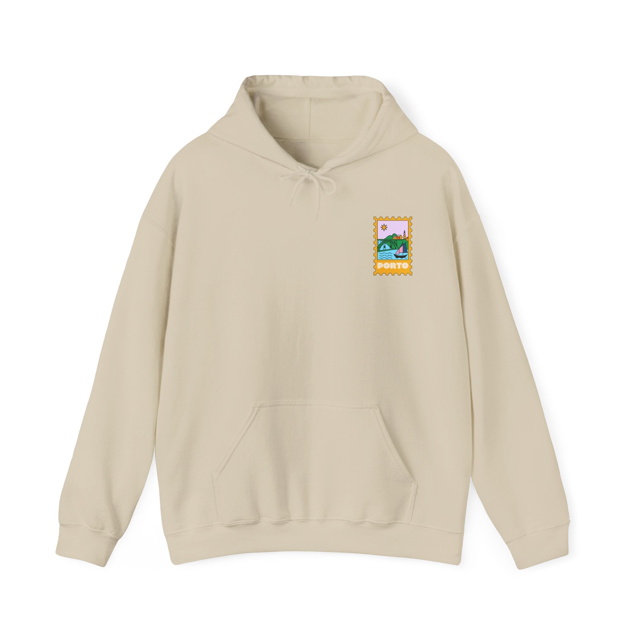 Porto Travel Stamp Hoodie, Unisex