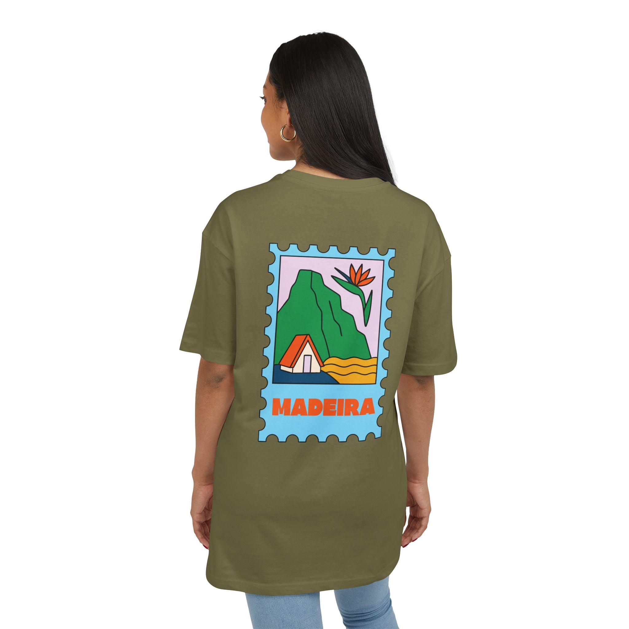 MADEIRA STAMP— Unisex Heavy Oversize Tee