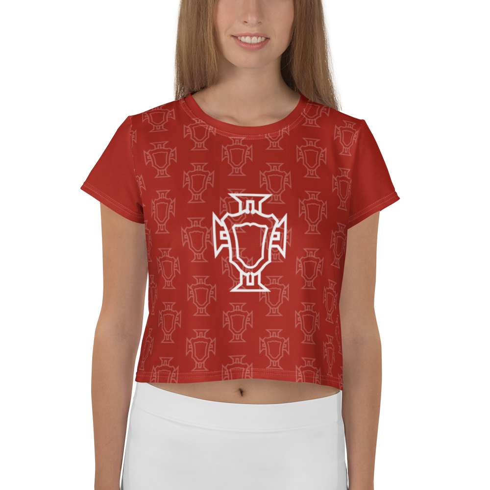 Print Crop Tee