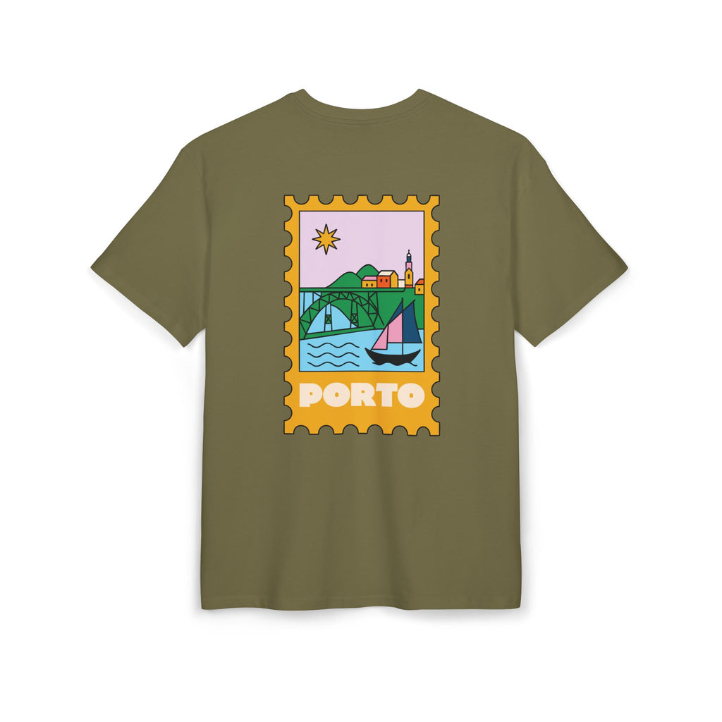 Porto Stamp— Unisex Heavy Oversize Tee