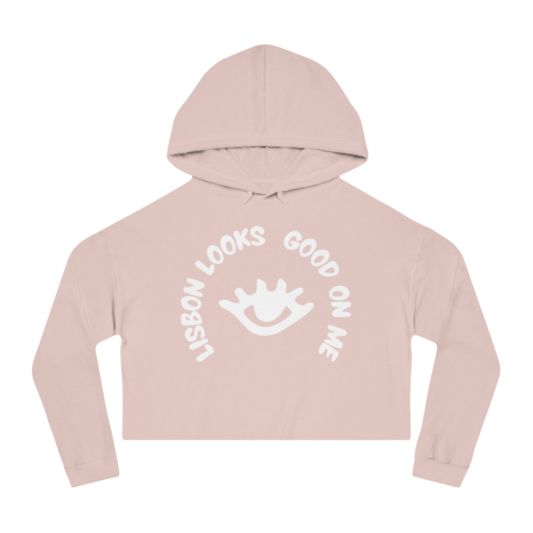 Lisbon Looks good on me - Women’s Cropped Hooded Sweatshirt