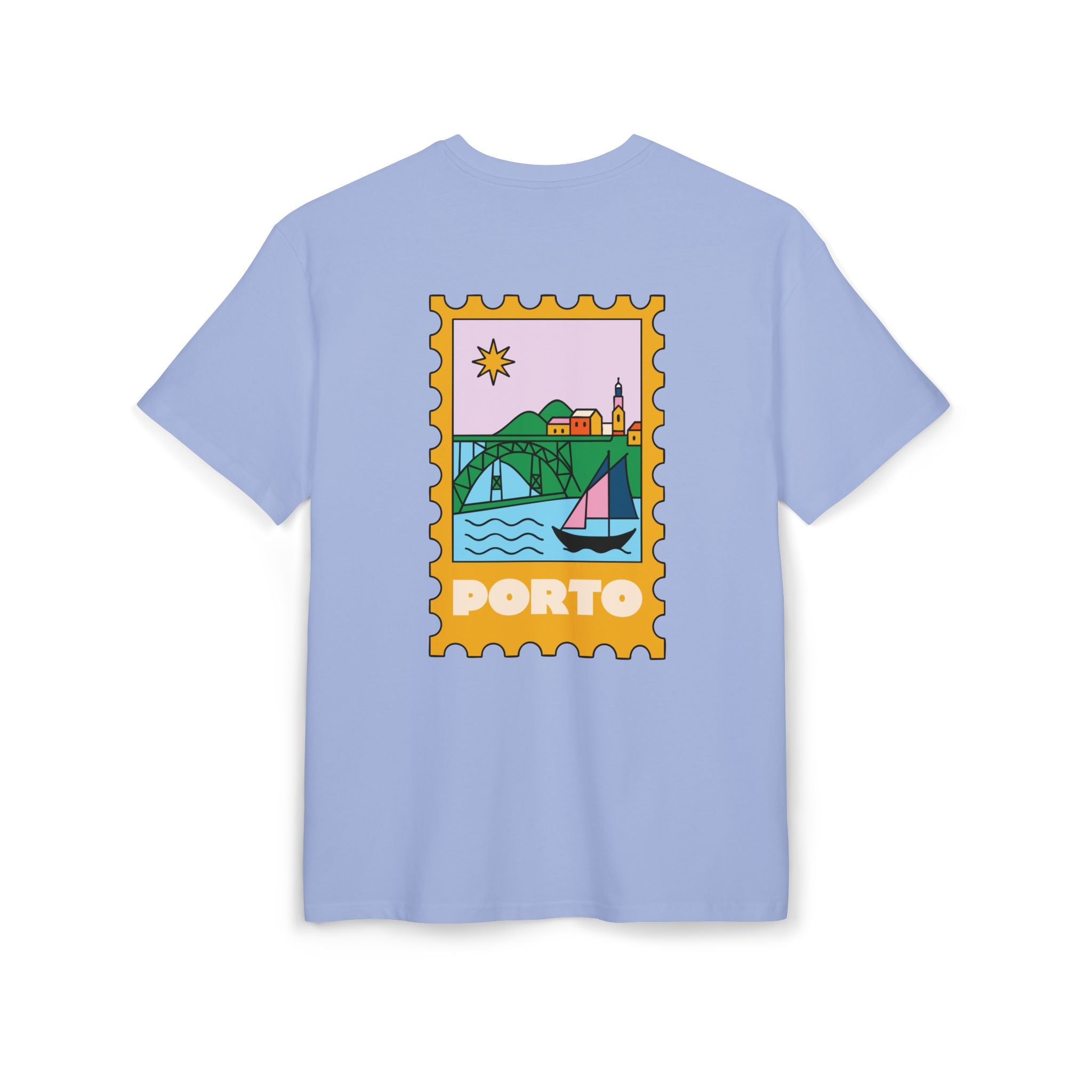 Porto Stamp— Unisex Heavy Oversize Tee