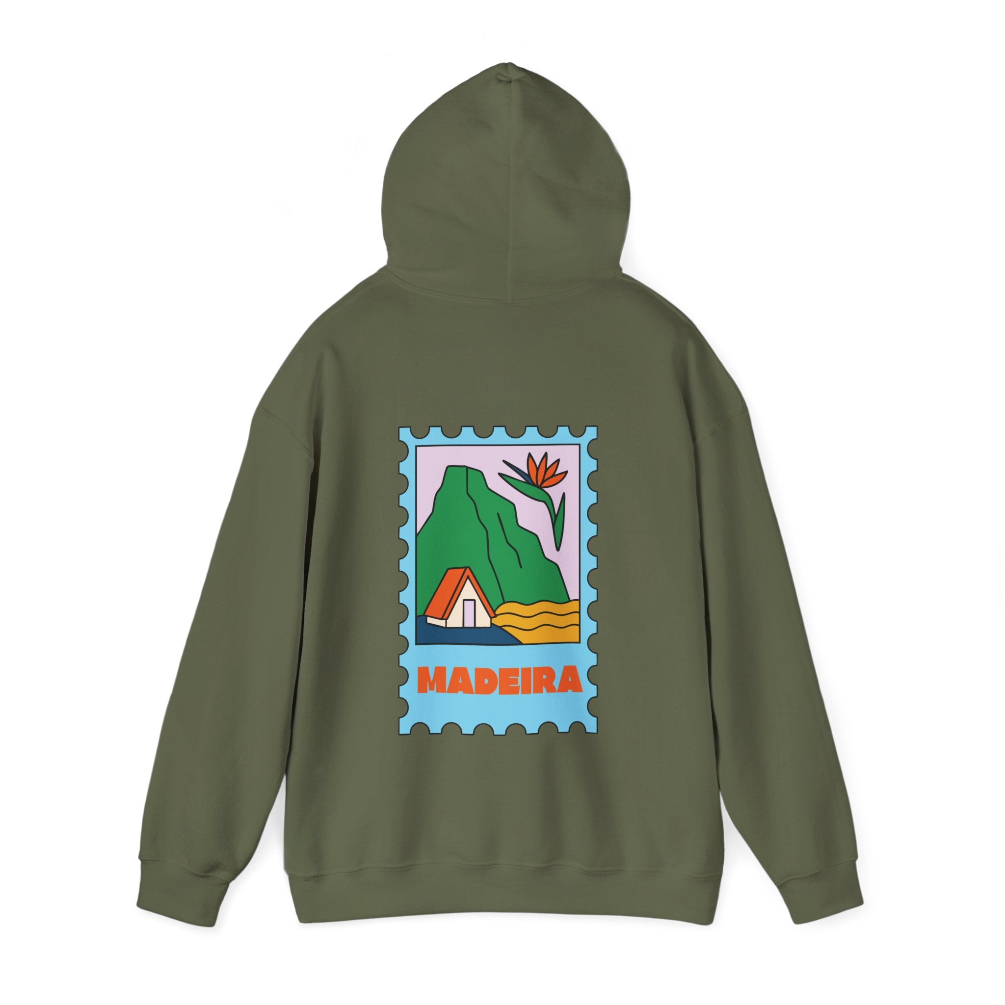 Madeira Travel Stamp Hoodie, Unisex