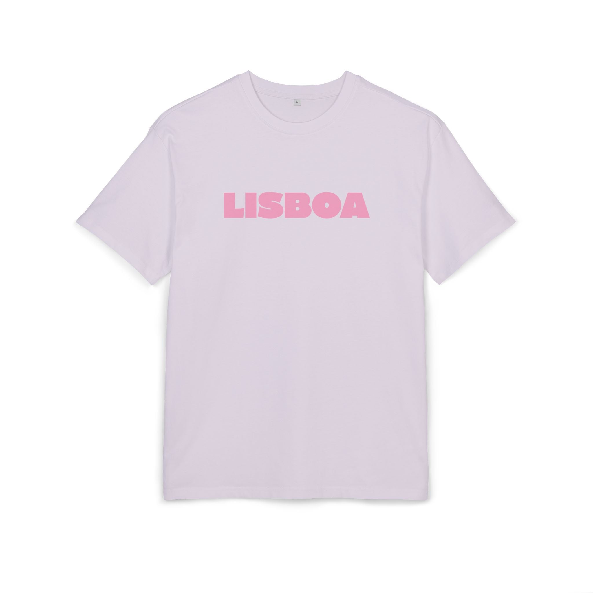 Lisboa Stamp— Unisex Heavy Oversize Tee