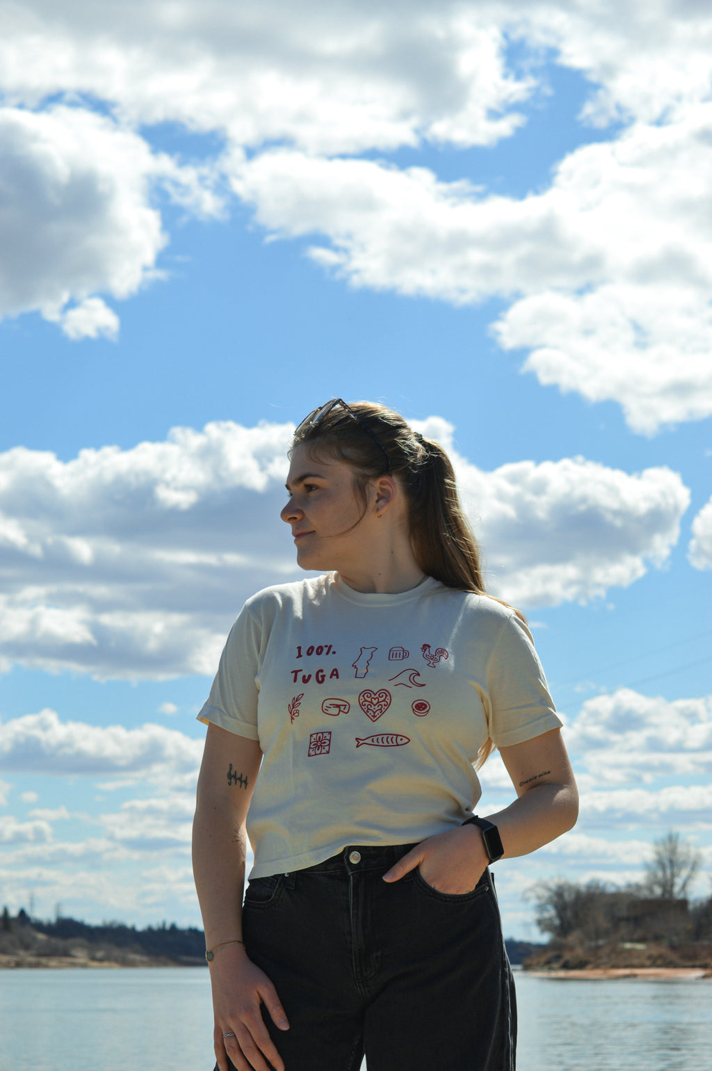 100% TUGA — T-shirt Boxy Unisex