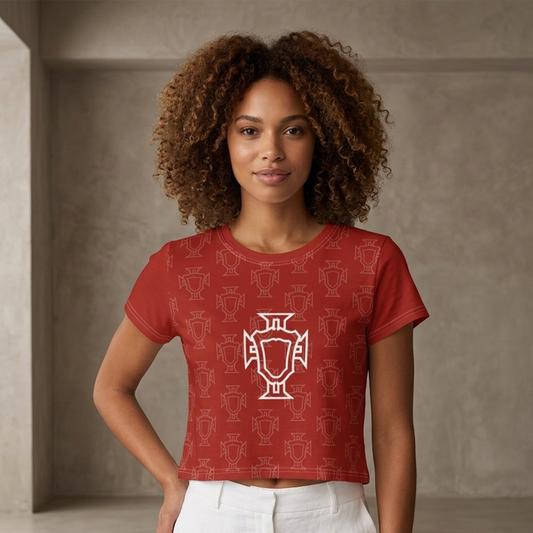Print Crop Tee