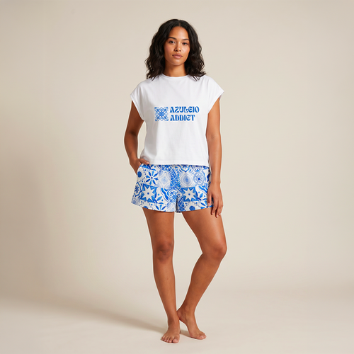 Azulejo Addict — Women's Short Pajama Set